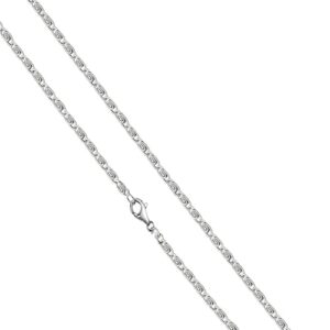 Vivance Armband »925/- Sterling Silber Armband weiß S-Panzer 19 cm«