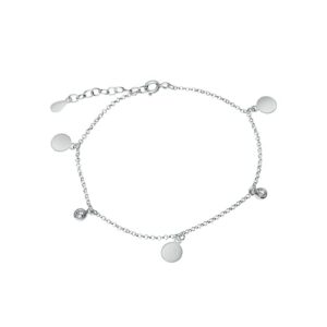 Vivance Armband »925-Sterling Silber rhodiniert«