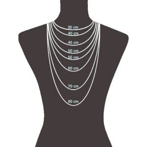 Vivance Collierkettchen »925/- Sterling Silber rhodiniert Erbskette 90 cm lang«